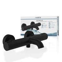 Schutte LOS ANGELES Thermostatische badkraan | Mat Zwart - 33196