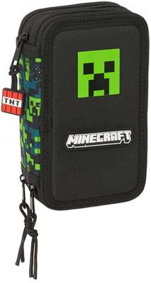 Safta Minecraft Gevuld Etui TNT - 37 stuks - 19,5 x 12,5 x 5,5 cm - Polyester