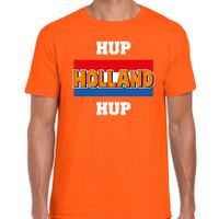 Oranje t-shirt hup Holland hup Holland / Nederland supporter voor heren tijdens EK/ WK