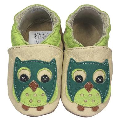 Hobea babyslofjes Eule grün-22-23
