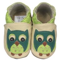 Hobea babyslofjes Eule grün-22-23