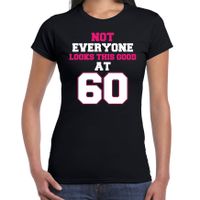 Not everyone looks this good at 60 t-shirt - 60  jaar verjaardag shirt zwart voor dames 2XL  -