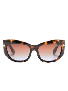 TOM FORD Eyewear Brianna cat-eye sunglasses - Marron