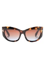 TOM FORD Eyewear Brianna cat-eye sunglasses - Marron - thumbnail