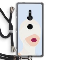 Incognito: Sony Xperia XZ2 Transparant Hoesje met koord