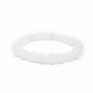 Edelsteen Armband Witte Jade