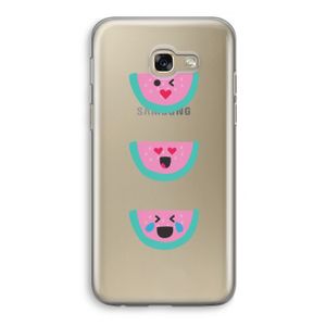 Smiley watermeloen: Samsung Galaxy A5 (2017) Transparant Hoesje