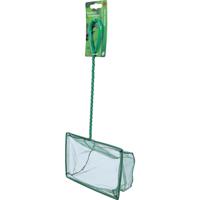 Boon Duurzaam Nylon Schepnet 21cm Groen - Vijvernet Vierkant voor Visverzorging