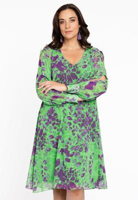Yoek Jurk a-lijn FIERCE | Groen | Maat 58/60