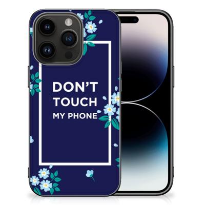 iPhone 15 Pro | Telefoon Hoesje | Flowers Blue DTMP