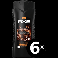 AXE 3in1 Douchegel Dark Temptation 400 ML x 6 stuks bij Jumbo
