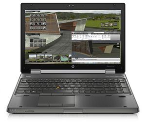HP EliteBook 8570w Notebook 39,6 cm (15.6") Full HD De derde generatie Intel® Core™ i7 8 GB DDR3-SDRAM 750 GB HDD NVIDIA® Quadro® K2000M Wi-Fi 4 (802.11n) Windows 7 Professional Zilver