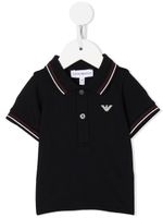 Emporio Armani Kids polo à manches courtes - Noir - thumbnail