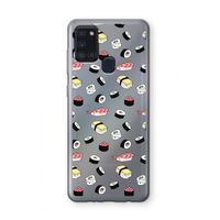Sushi time: Samsung Galaxy A21s Transparant Hoesje