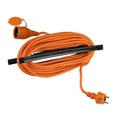 Verlengkabel 3 polig - 15 meter - incl. oprolhaspel - IP44 waterdicht