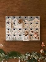 Adventskalender met FSC® houten speelgoed groen