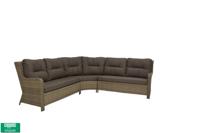 Qopps Sandigo loungehoek bank zonder tafel Kiezel