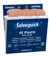 Pleisters Salvequick navulling plastic 6036