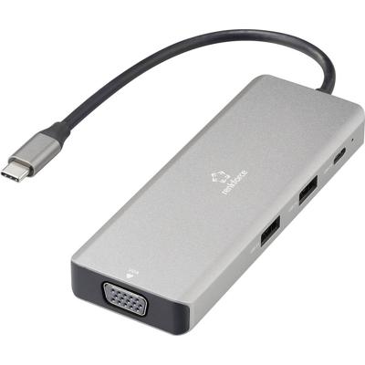 Renkforce RF-DKS-906 USB-C dockingstation Geschikt voor merk (dockingstation): Universeel Ondersteunt 8K@30 Hz (1x) / 4K@30Hz (2x)