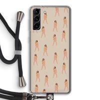 You're so golden: Samsung Galaxy S21 Plus Transparant Hoesje met koord