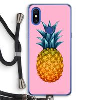 Grote ananas: Xiaomi Mi Mix 3 Transparant Hoesje met koord