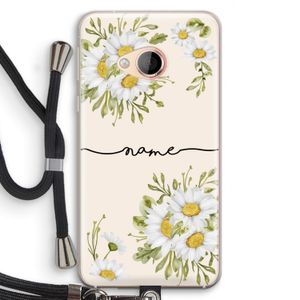 Daisies: HTC U Play Transparant Hoesje met koord