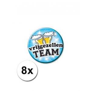 8 bruidegom vrijgezellen feest buttons