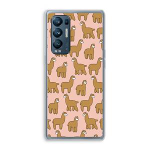 Alpacas: Oppo Find X3 Neo Transparant Hoesje