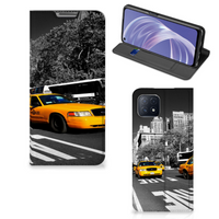 OPPO A73 5G Book Cover New York Taxi - thumbnail