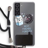 Best Friend Forever: Samsung Galaxy S21 FE Transparant Hoesje met koord