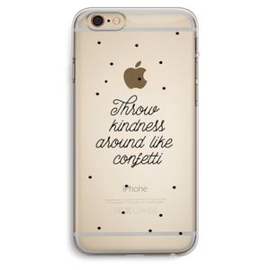Confetti: iPhone 6 Plus / 6S Plus Transparant Hoesje