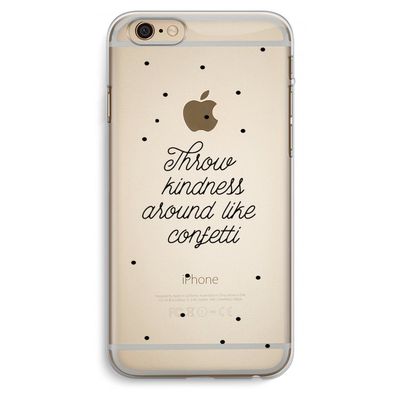 Confetti: iPhone 6 Plus / 6S Plus Transparant Hoesje