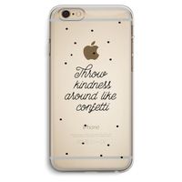 Confetti: iPhone 6 Plus / 6S Plus Transparant Hoesje