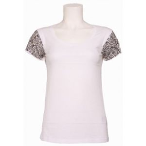 000 MARICE KNIT TOP - Guess - T-shirts - Wit