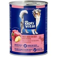 OPTIVITAL Pork pâté, rich in beef and potatoes - natvoer voor honden - 400g