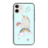 Regenboog eenhoorn: iPhone 12 Pro Biologisch afbreekbaar hoesje