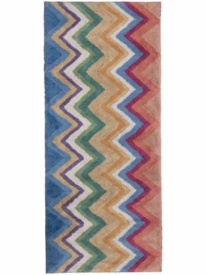 Missoni Home tapis à motif zigzag - Rose