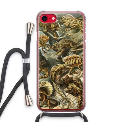 Haeckel Lacertilia: iPhone SE 2020 Transparant Hoesje met koord