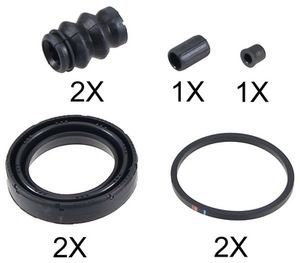 Reparatieset, remklauw 63662