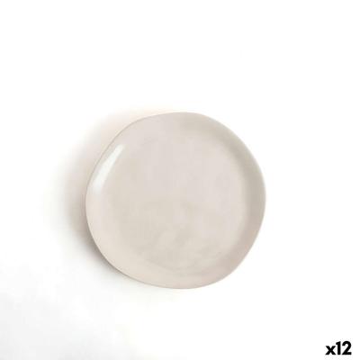 Dessertbord Bidasoa Cosmos Wit Keramisch Ø 20 cm (12 Stuks)