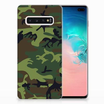 Samsung Galaxy S10 Plus | TPU bumper | Army Dark