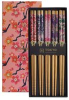 Tokyo Design Studio - Chopsticks Set - Eetstokjes - Sakura - 5 paar - thumbnail