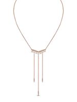 Yoko London collier Trend en or rose 18ct pavé de diamants