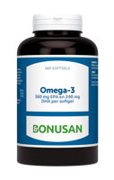 Bonusan Omega-3 360mg EPA 240mg DHA Softgels - thumbnail