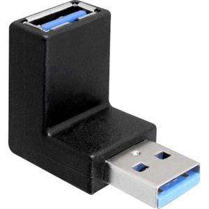 DeLOCK 65339 tussenstuk voor kabels USB 3.0 Zwart