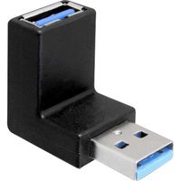 DeLOCK 65339 tussenstuk voor kabels USB 3.0 Zwart - thumbnail