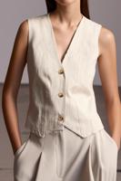 Zizo Rowani Sp25.rwi.014 Gilets Coconut Milk