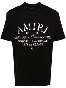 AMIRI t-shirt en coton Art à logo floqué - Noir