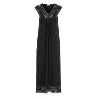 Damella Long Viscose Plain Sleeveless Nightdress * Actie *