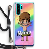 Chibi Maker man: Huawei P30 Pro Transparant Hoesje met koord